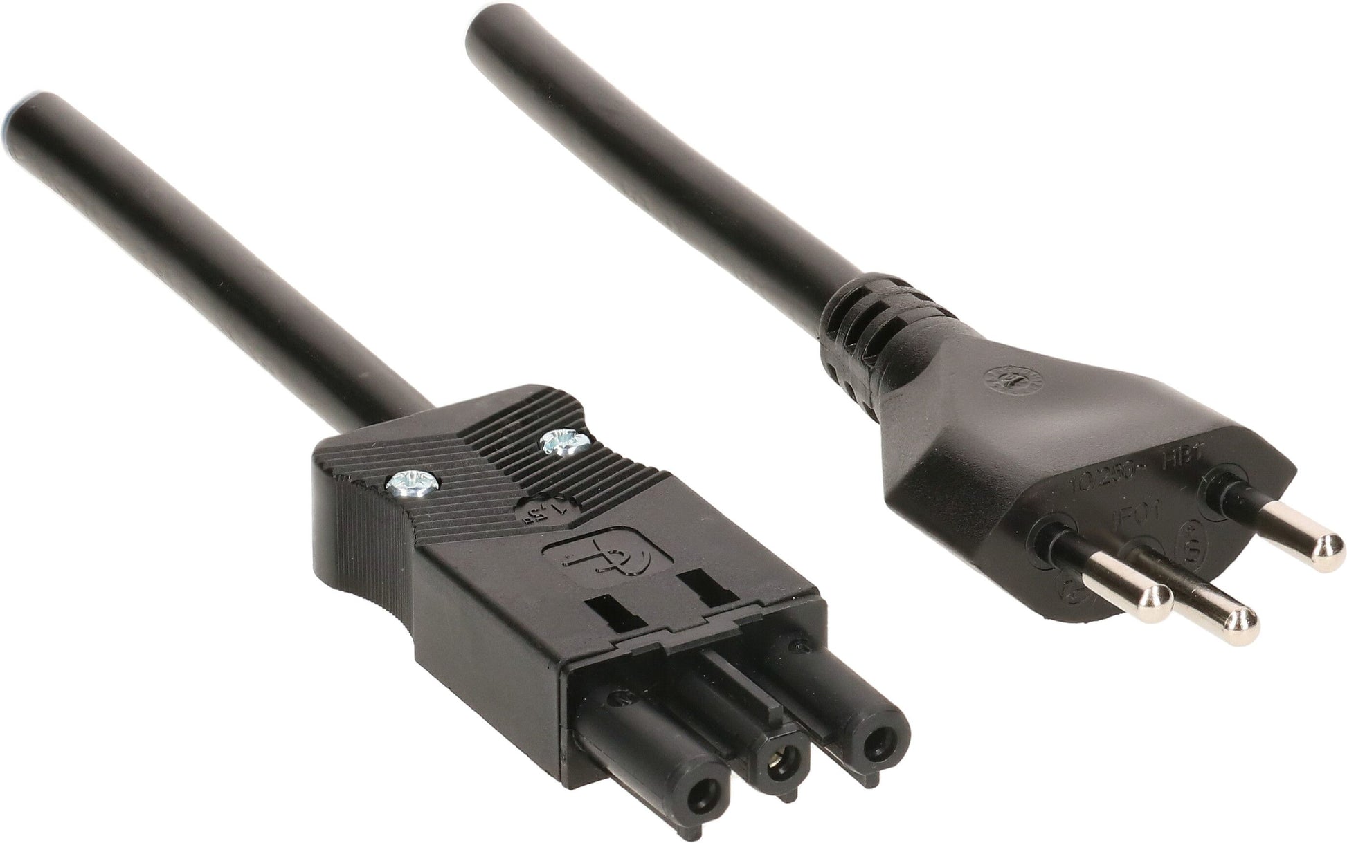 Max Hauri AG Max Hauri Netzkabel – T12–GST18I3, 3 m, 10 A, schwarz