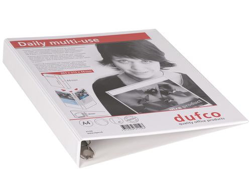 Dufco 31158 Präsentationsringbuch – Ring Ø 25 mm – für A4 – Rückenbreite 3,8 cm – mehrfarbig