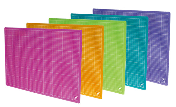 NT Cutter Schneidematte – 450 × 300 mm, Transparent Rot