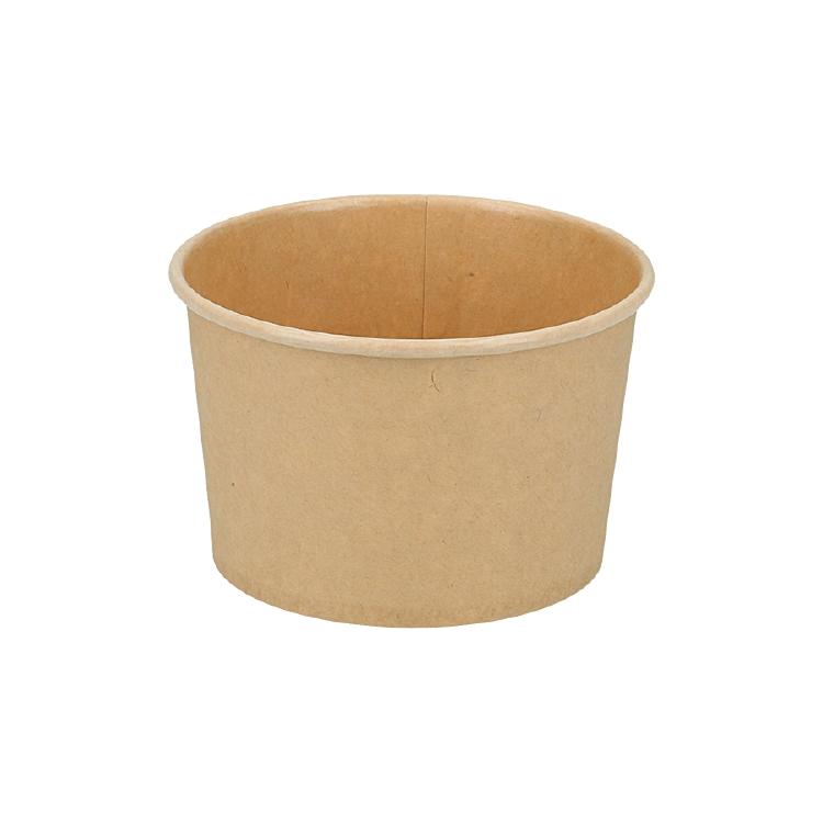 Verive Schale, Papier, PLA-beschichtet – 240 ml, braun – industriell kompostierbar – 50 Stk.