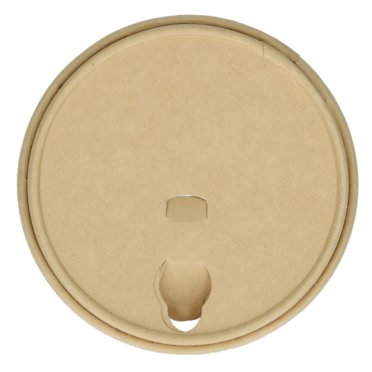 Verive Deckel für Kaffeebecher, Bambus – Ø 80 mm – FSC – 50 Stk.