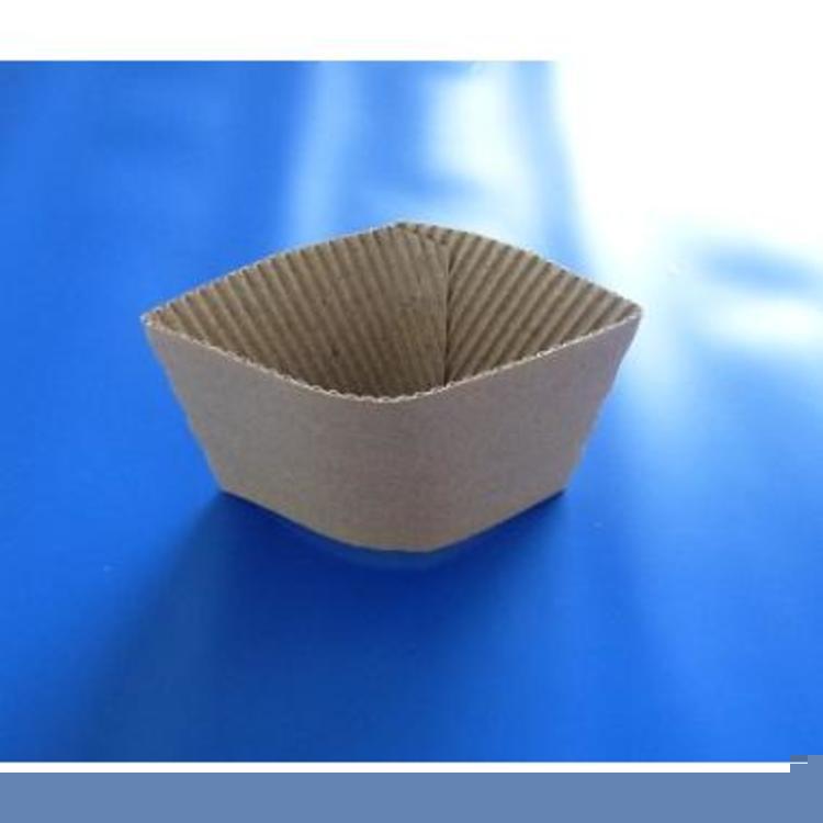 VERIVE Bechermanschetten, Papier/Karton, Braun – für Becher 295–473 ml – 1000 Stk.