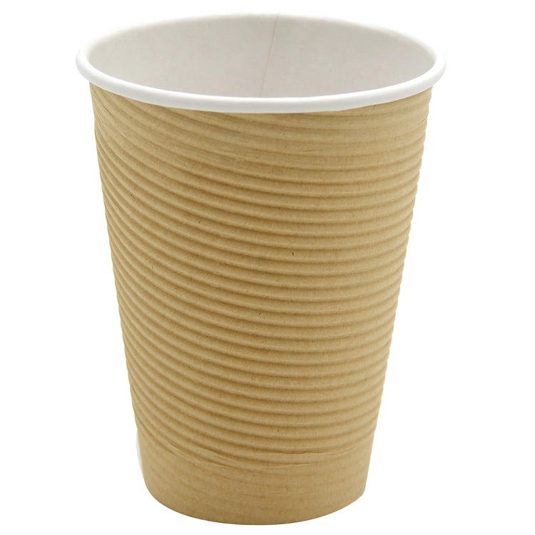 Verive Trinkbecher, Karton für Heissgetränke – 2 dl, braun/weiss – 50 Stk.