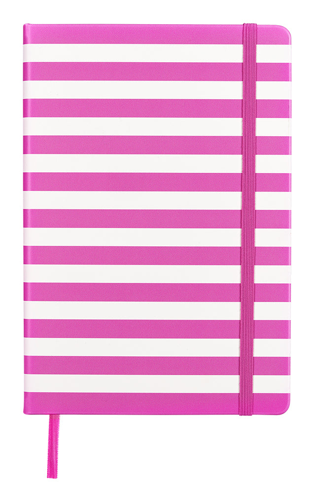 Kolma Notizbuch – A5 – kariert 5 mm – 150 Seiten – Hardcover, weiss/pink