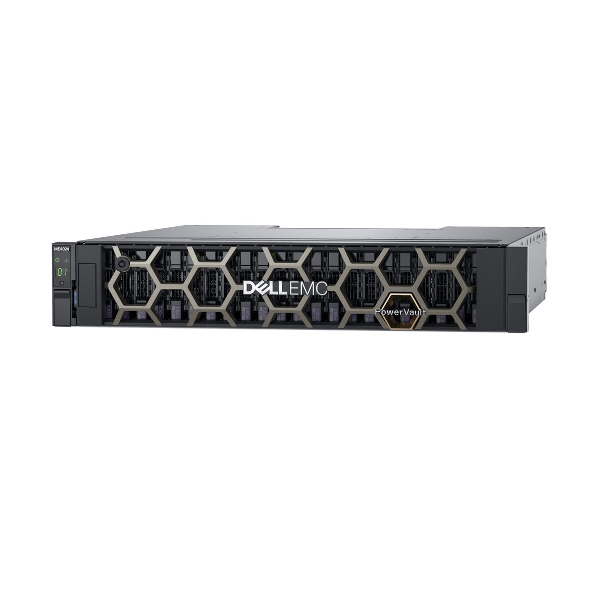 DELL PowerVault ME4024 – 18-Bay Rack 2U SAN – 10GbE, 4×SFP+, redundantes Netzteil, 11,52 TB SSD vorinstalliert