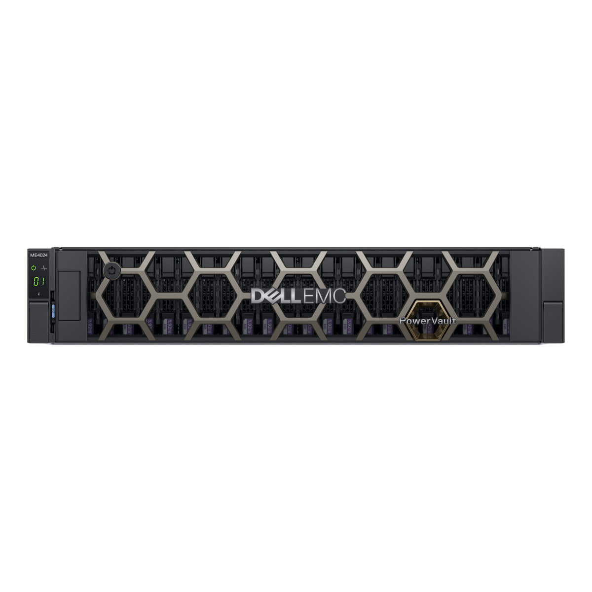 DELL PowerVault ME4024 – 18-Bay Rack 2U SAN – 10GbE, 4×SFP+, redundantes Netzteil, 11,52 TB SSD vorinstalliert