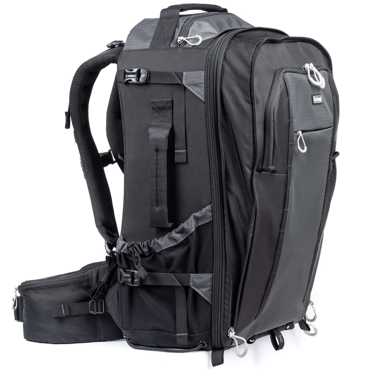 Think Tank FirstLight 46L+ Kamerarucksack – 46 l, 8 Objektive, wasserabweisend – für DSLR, Drohnen – Schwarz