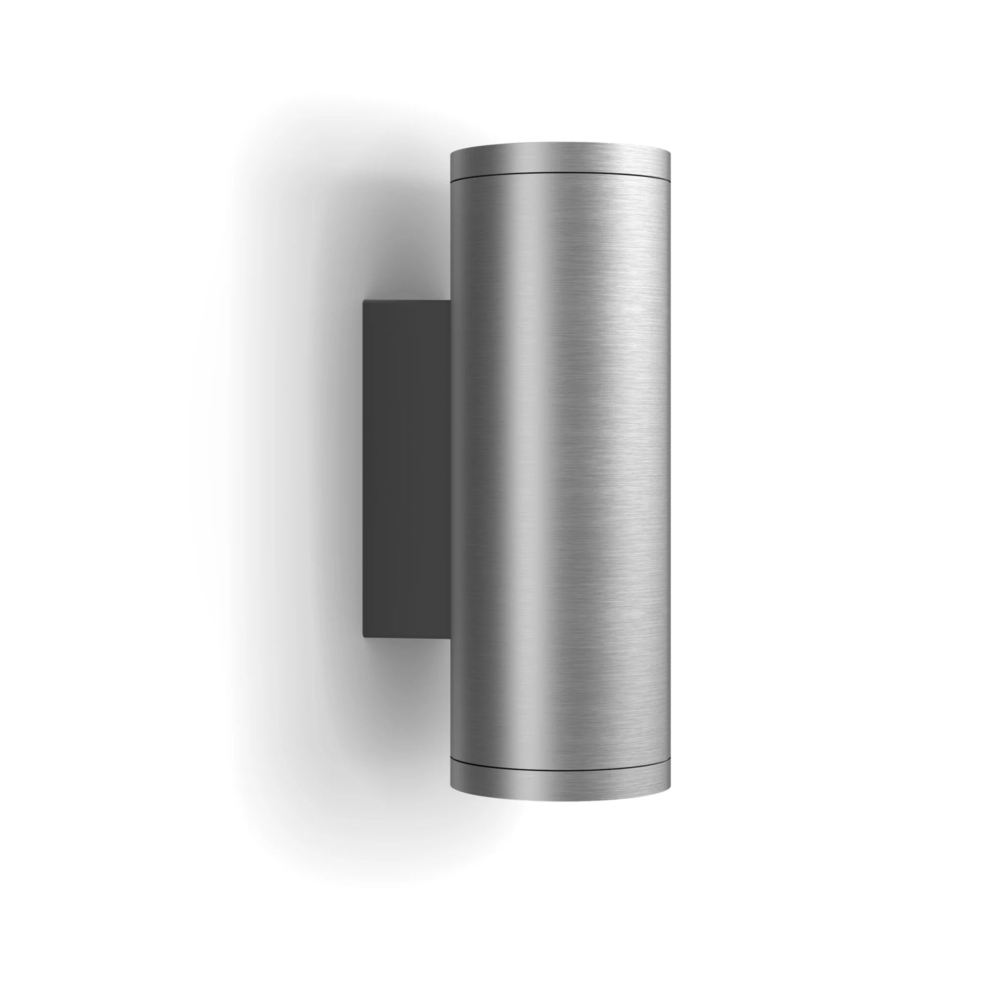 Philips by Signify Philips Hue Aussenwandleuchte – IP44 – Netzbetrieb – Zigbee – für Philips Hue – dimmbar, Silber, Edelstahl