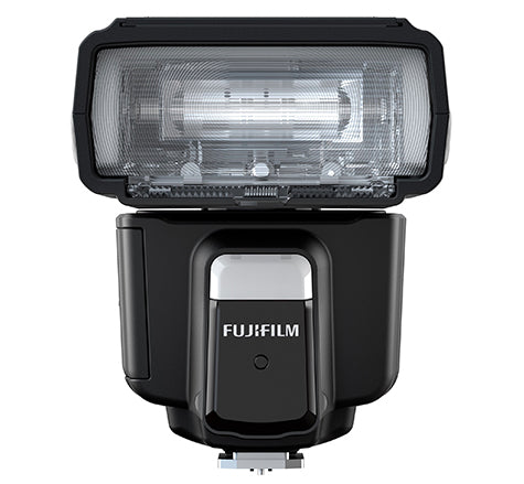 Fujifilm EF-60 Kompaktes Blitzlicht – TTL, Leitzahl 60, 5300 K – für Fujifilm GFX und X-Serie – Schwarz