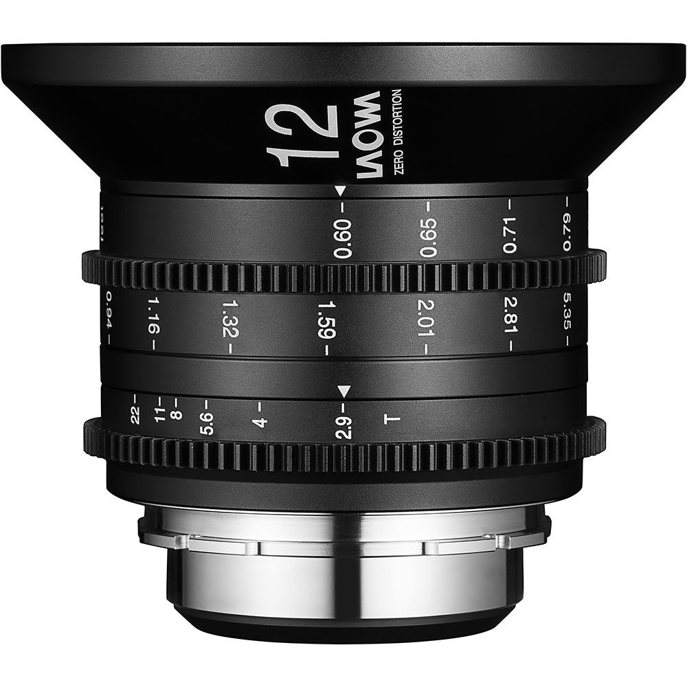 Laowa 12mm T2.9 Zero-D Cine – Sony FE – 12 mm T2.9, manuell, 77 mm Filter