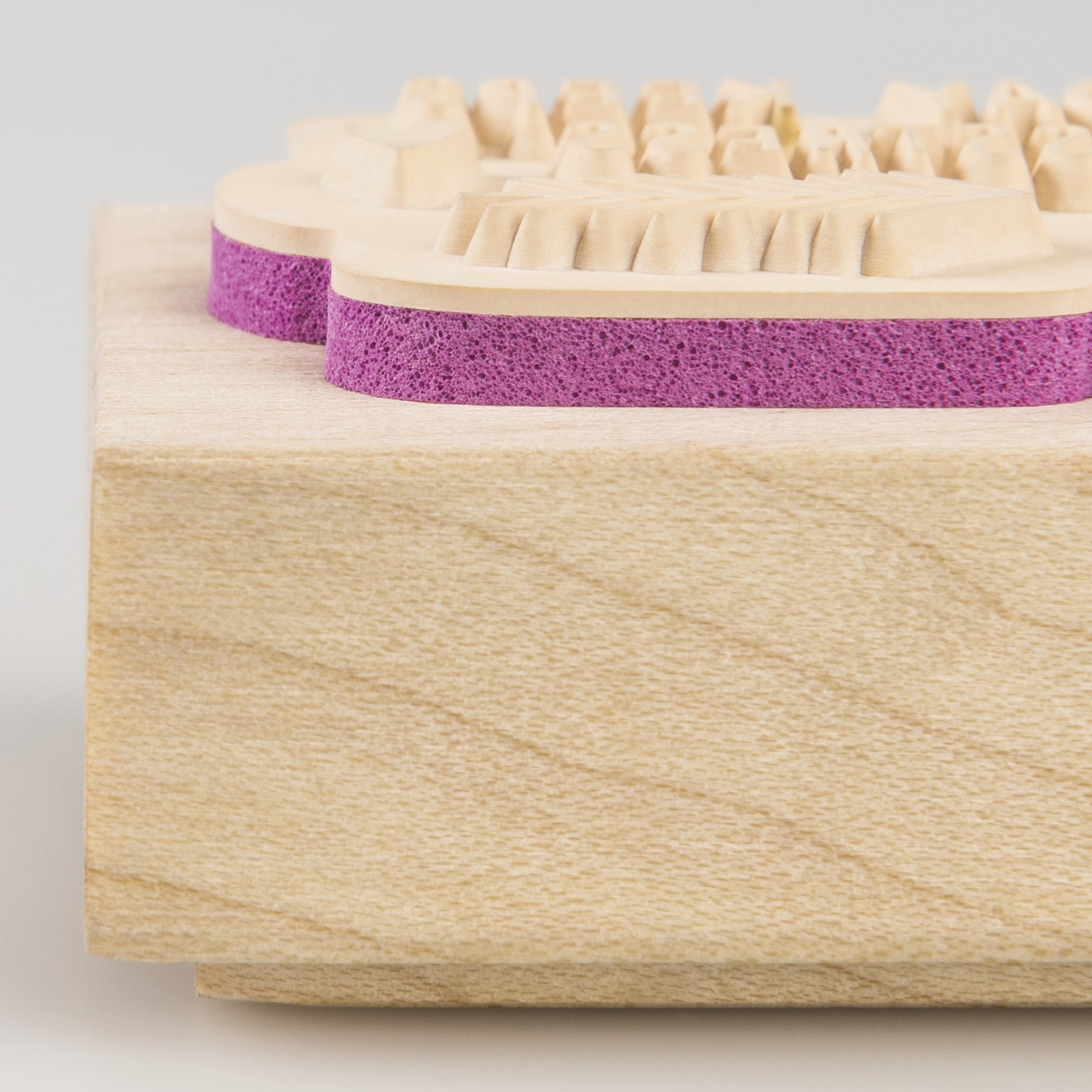 HEYDA Holz-Stempel – 7 × 6 cm, beige
