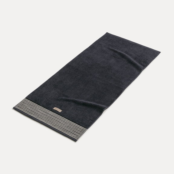 Möve Saunatuch Wellness – 80 × 200 cm, Dunkelgrau, 100% Baumwolle, 510 g/m²