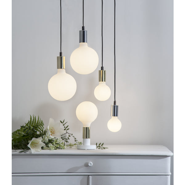 Star Trading LED-Leuchtmittel E27 G95 – Warmweiss 2600 K, 400 lm, 5 W – 1 Stk.