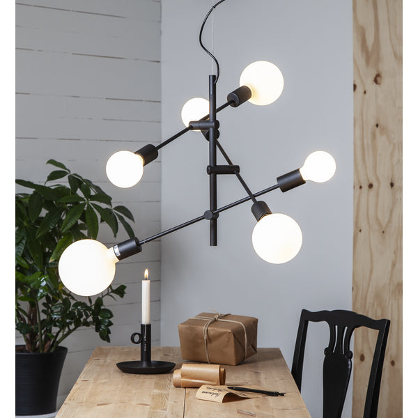 Star Trading LED-Leuchtmittel E27 G95 – Warmweiss 2600 K, 400 lm, 5 W – 1 Stk.