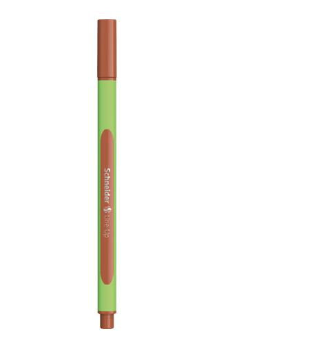 Schneider Schreibgeräte Line-Up Fineliner – 10 Stk., 0,4 mm, braun