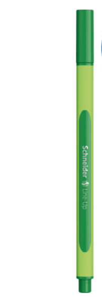 Schneider Schreibgeräte Schneider Line-Up Fineliner Set – 10 Stk., 0,4 mm, grün, Cap-Off