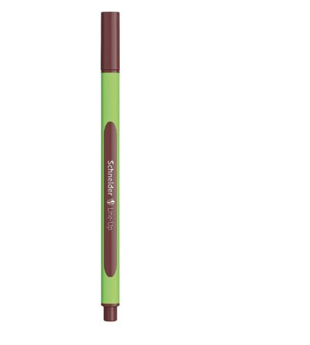 Schneider Schreibgeräte Line-Up Fineliner – 10 Stk., 0,4 mm, braun