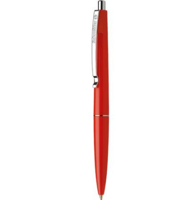 Schneider Schreibgeräte Office 132902 Kugelschreiber – 50er Pack, Rot, Medium, Druck, nachfüllbar