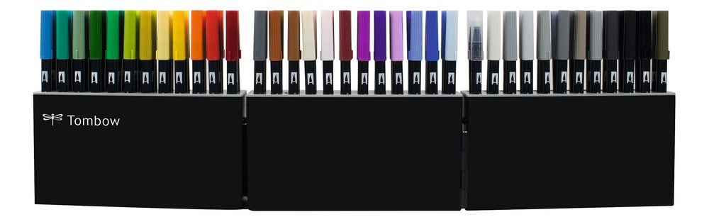 Tombow DUAL BRUSH PEN ABT Aufbewahrungsbox – für 108 Doppelfasermaler, B 219 × H 208 × T 147 mm
