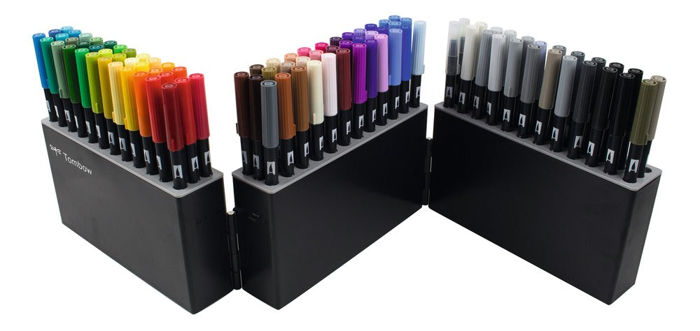 Tombow DUAL BRUSH PEN ABT Aufbewahrungsbox – für 108 Doppelfasermaler, B 219 × H 208 × T 147 mm