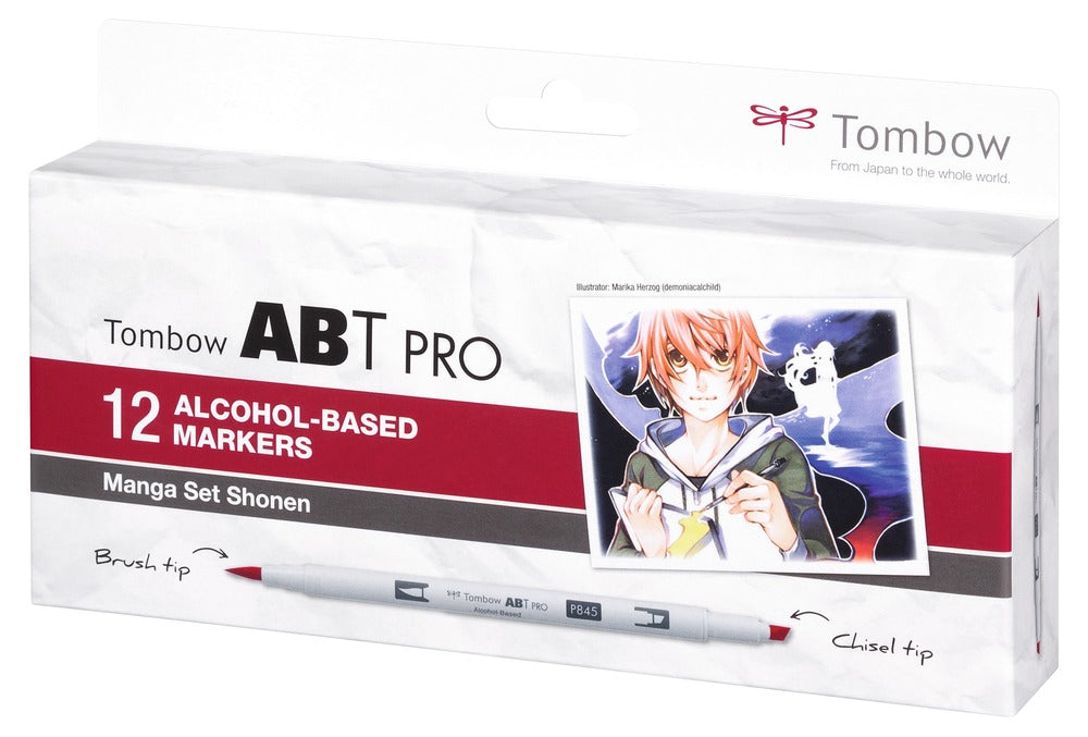 Tombow ABT PRO Dual Brush Pen, 12 Stk.