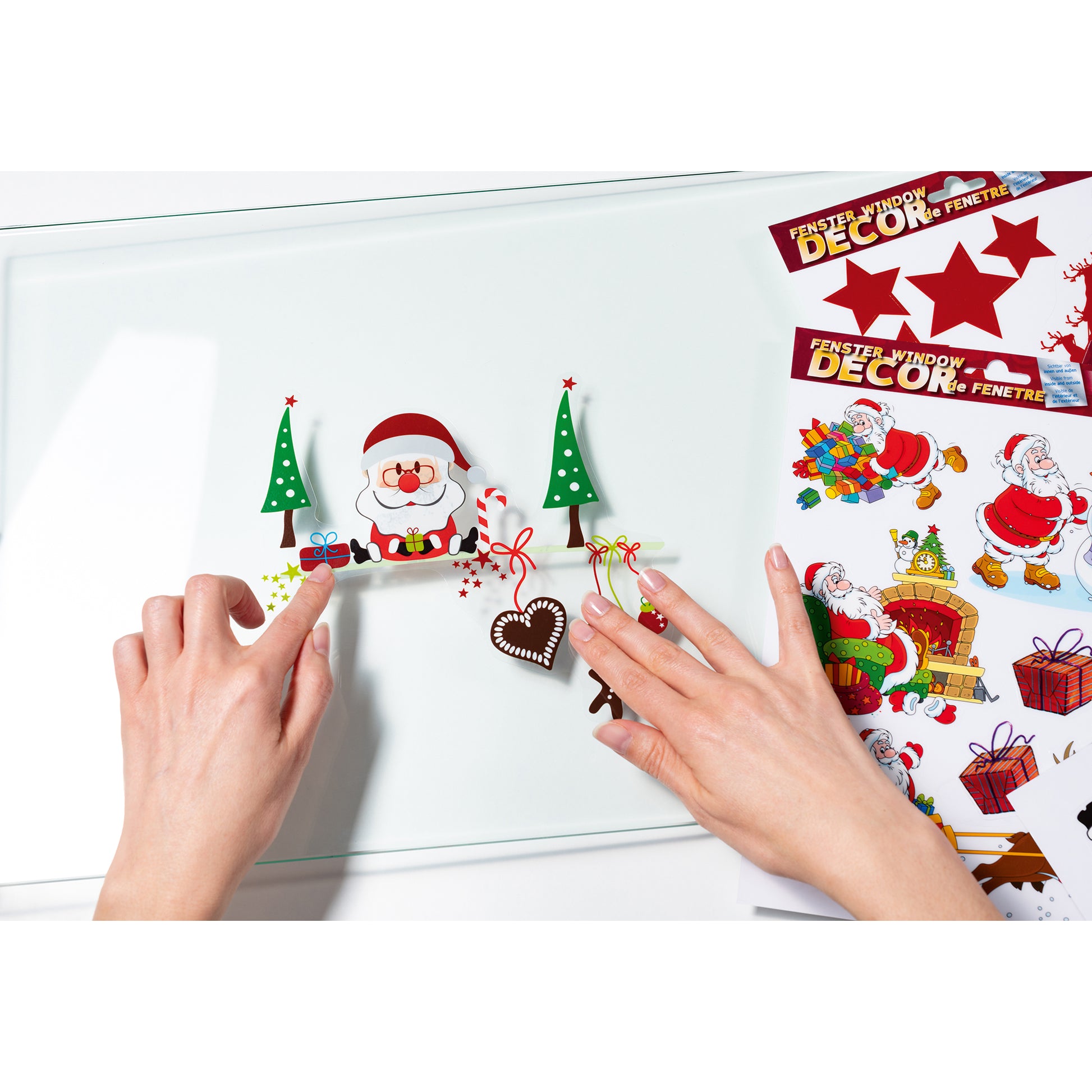 HERMA Fliesensticker Schlittenfahrt, sortiert, 21 × 29,7 cm, wiederablösbar, 15 Stück