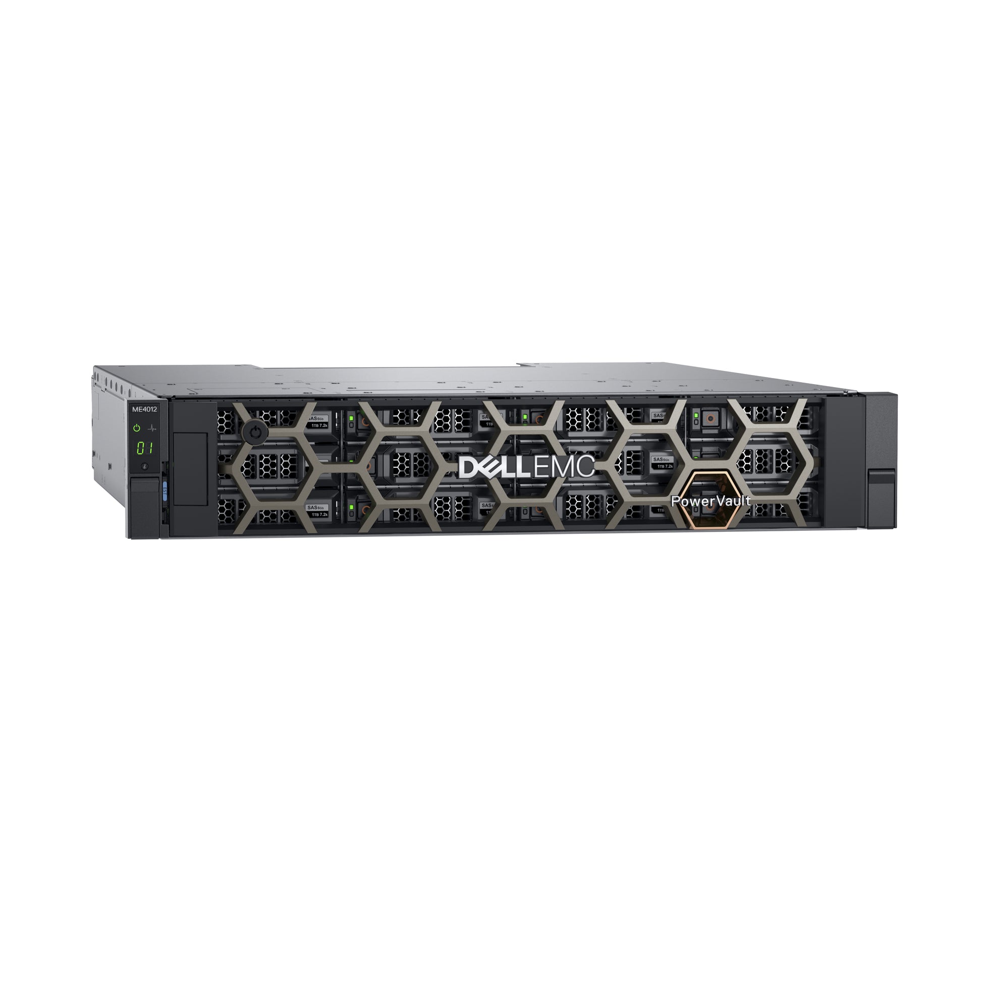 DELL PowerVault ME412_EBOD – 12-Bay Rack 2U SAN – redundantes Netzteil, 96 TB HDD vorinstalliert