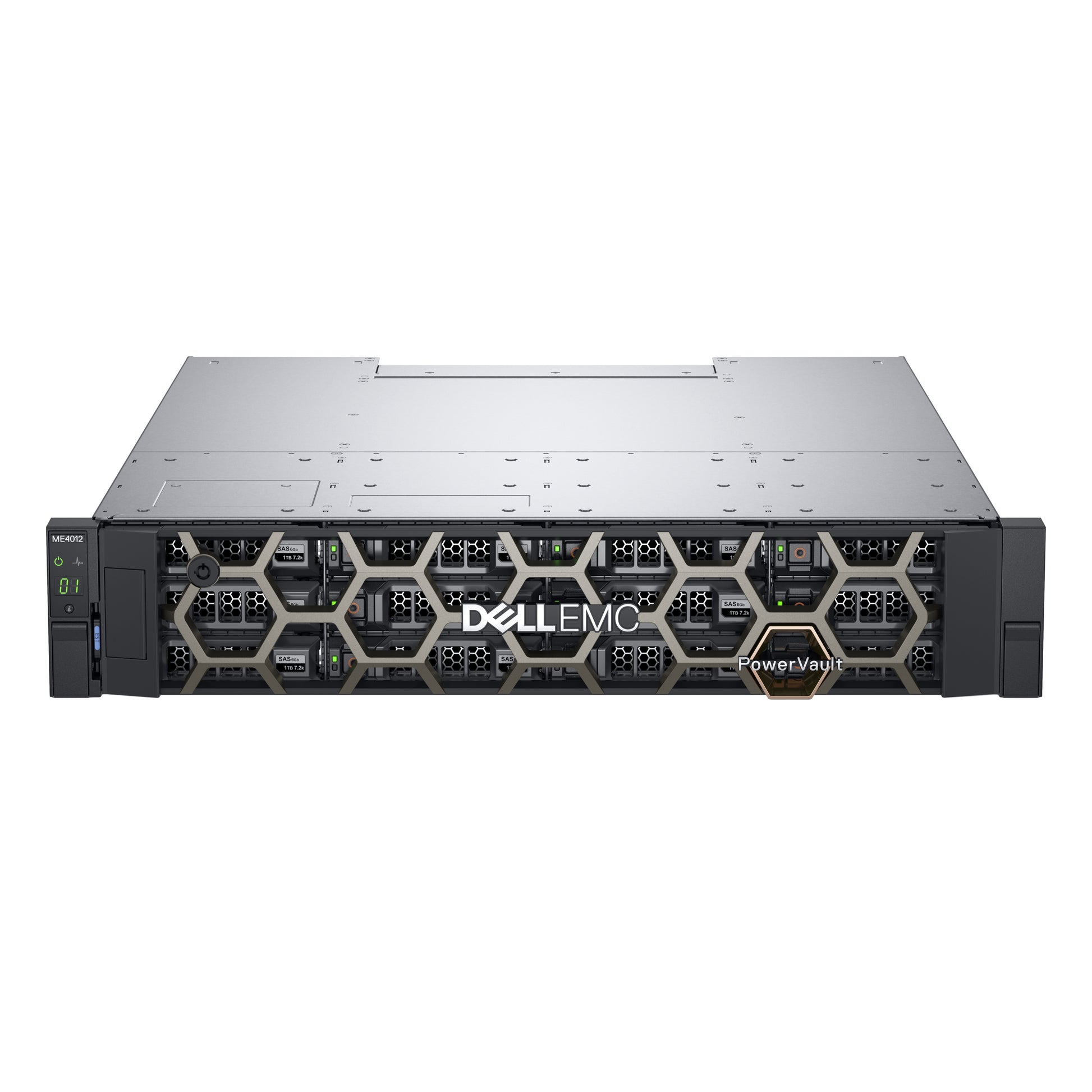 DELL PowerVault ME412_EBOD – 12-Bay Rack 2U SAN – redundantes Netzteil, 96 TB HDD vorinstalliert