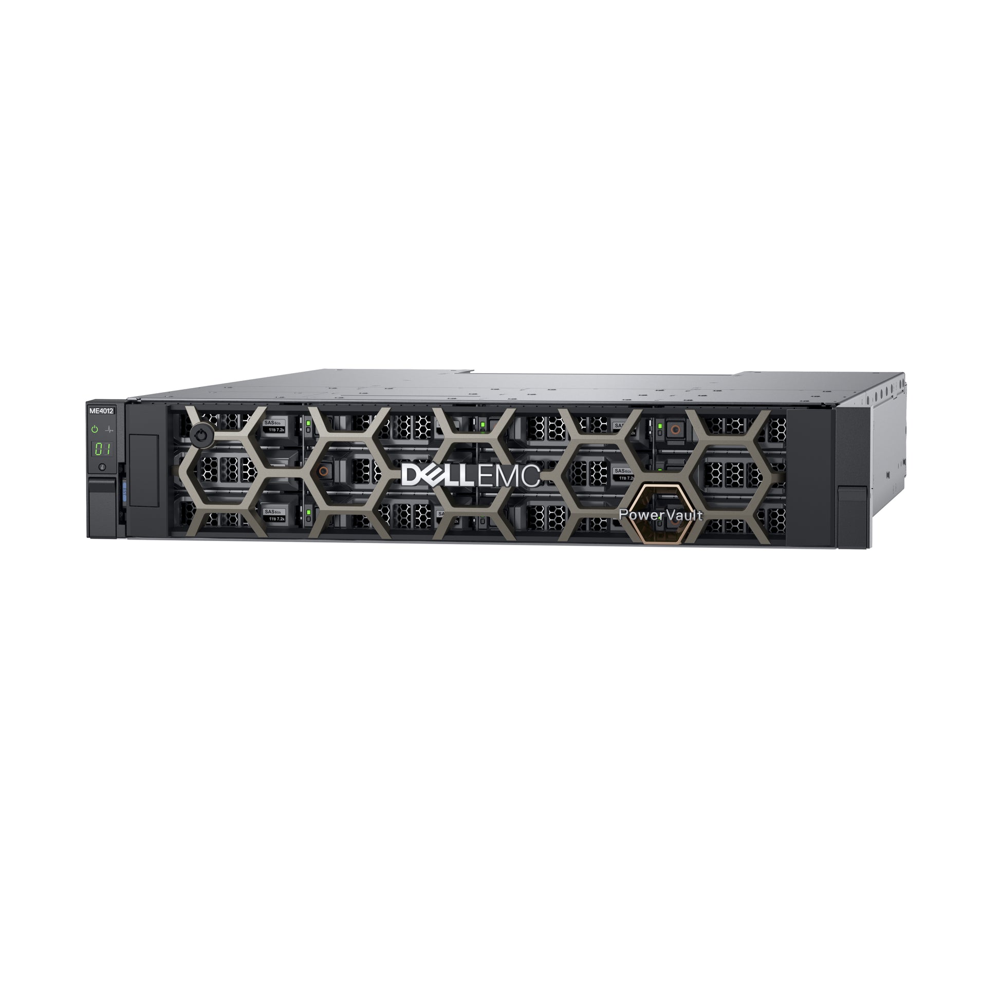 DELL PowerVault ME412_EBOD – 12-Bay Rack 2U SAN – redundantes Netzteil, 96 TB HDD vorinstalliert
