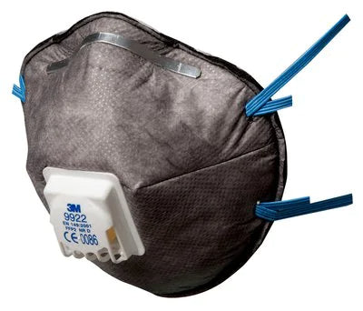 3M Atemschutzmaske FFP2 9922 – mit Ventil – Braun – 100 Stk.