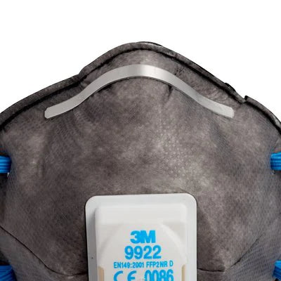 3M Atemschutzmaske FFP2 9922 – mit Ventil – Braun – 100 Stk.