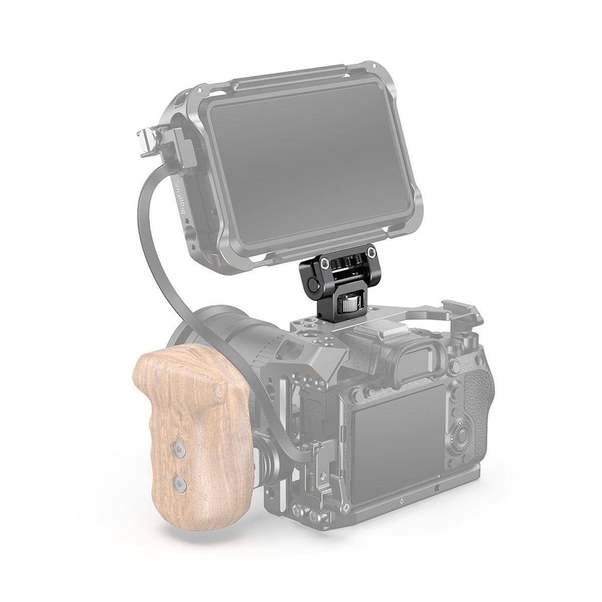 SmallRig 2174B Monitorhalterung – max. 7" (17,8 cm) – für 5"/7" Onboard-Monitore, ARRI 3/8-16-Gewinde