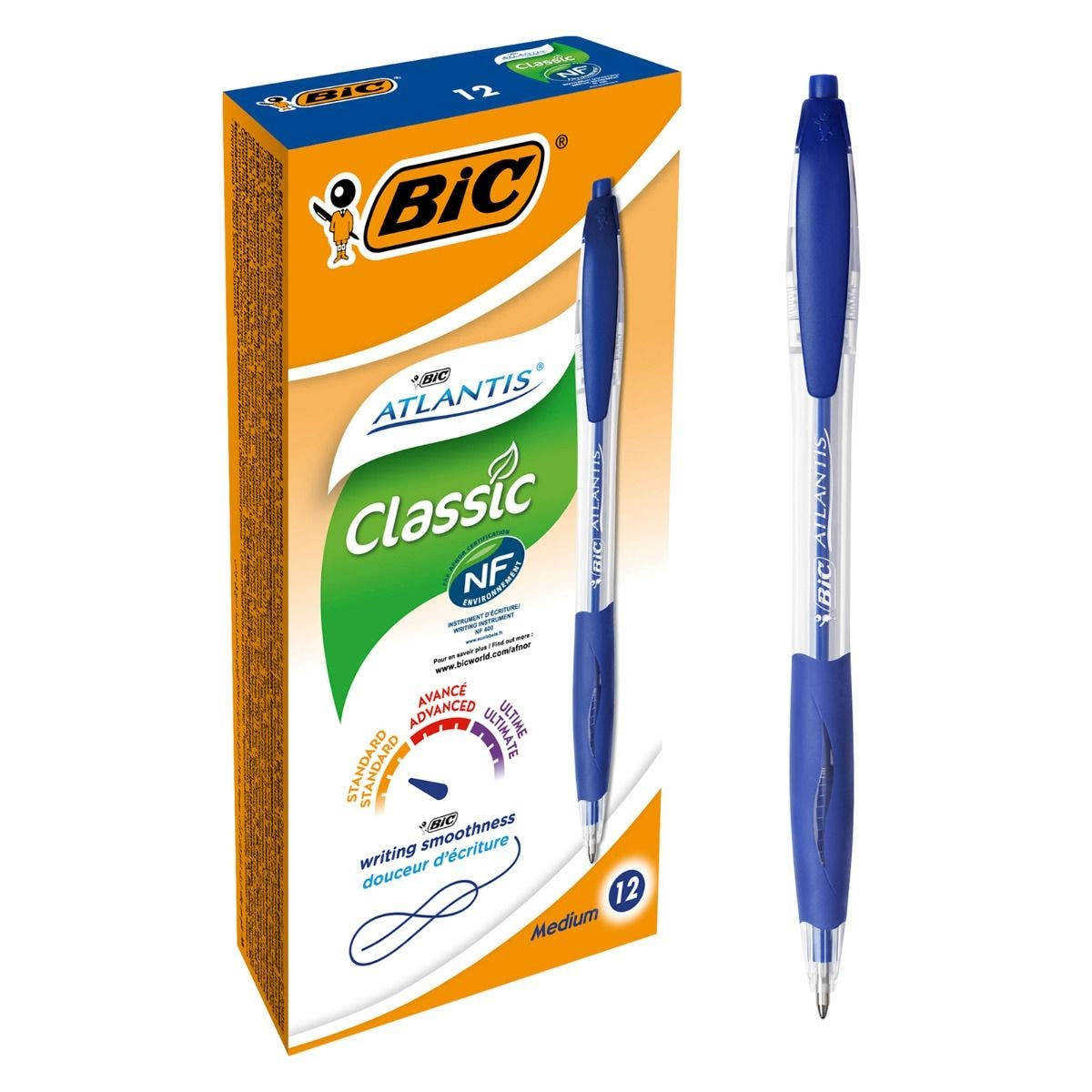 BIC Kugelschreiber – Transparent, Kunststoff