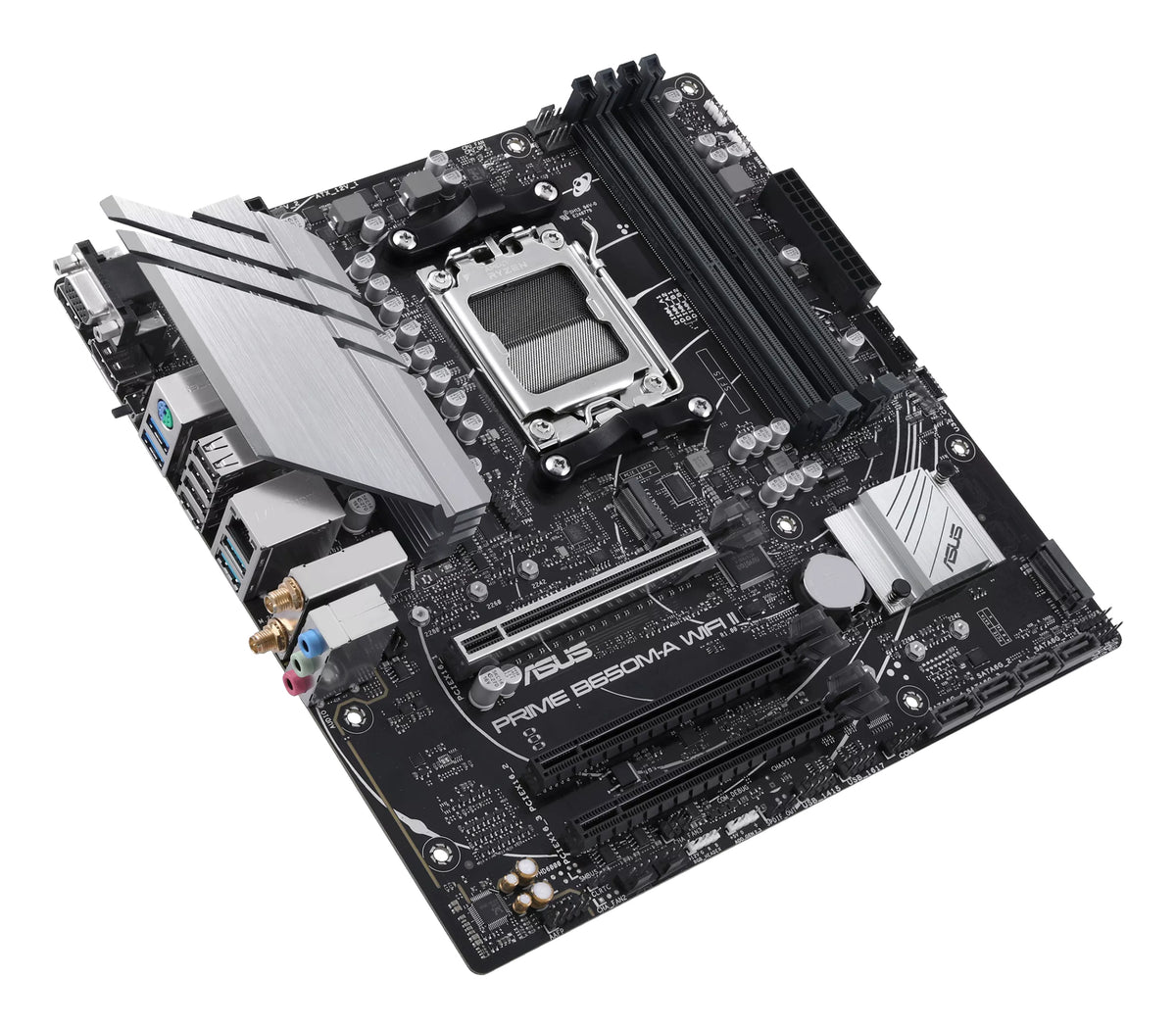 ASUS PRIME B650M-A WIFI II – Mainboard – AM5, AMD B650, mATX, 4× DDR5