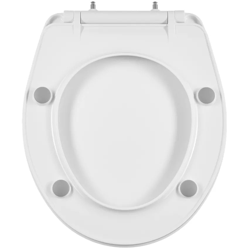 Diaqua WC-Sitz – Duroplast, weiss, verlängert, mit Deckel, 37 × 45,8 cm