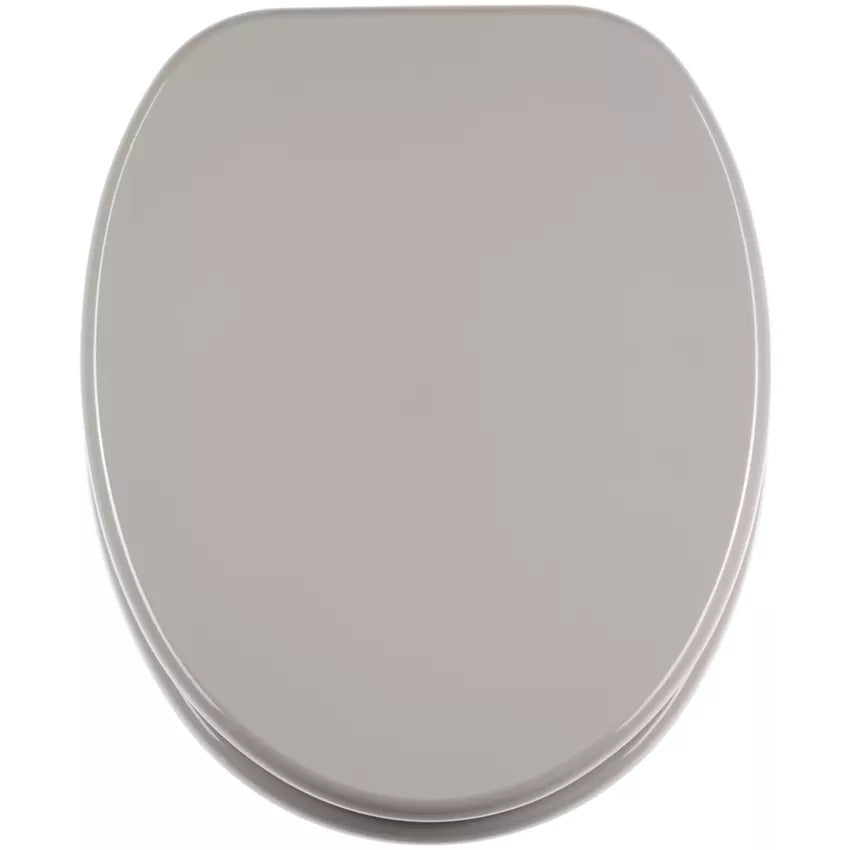 Diaqua Bilbao – WC-Sitz – MDF, Kunststoff, Taupe, mit Deckel, Soft-Close, 37,1 × 45,9 cm