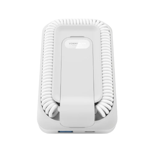 Vonmählen MagSafe Powerbank 10000 mAh, PD 20 W, 1× USB-C, 1× USB-A, für iPhone (MagSafe), Weiss