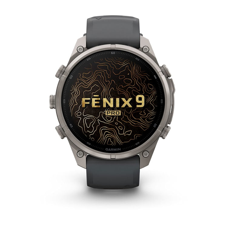 Garmin Fenix 9 Pro 47 mm GPS – Titan, Graphit, 100 m, für Android, iOS