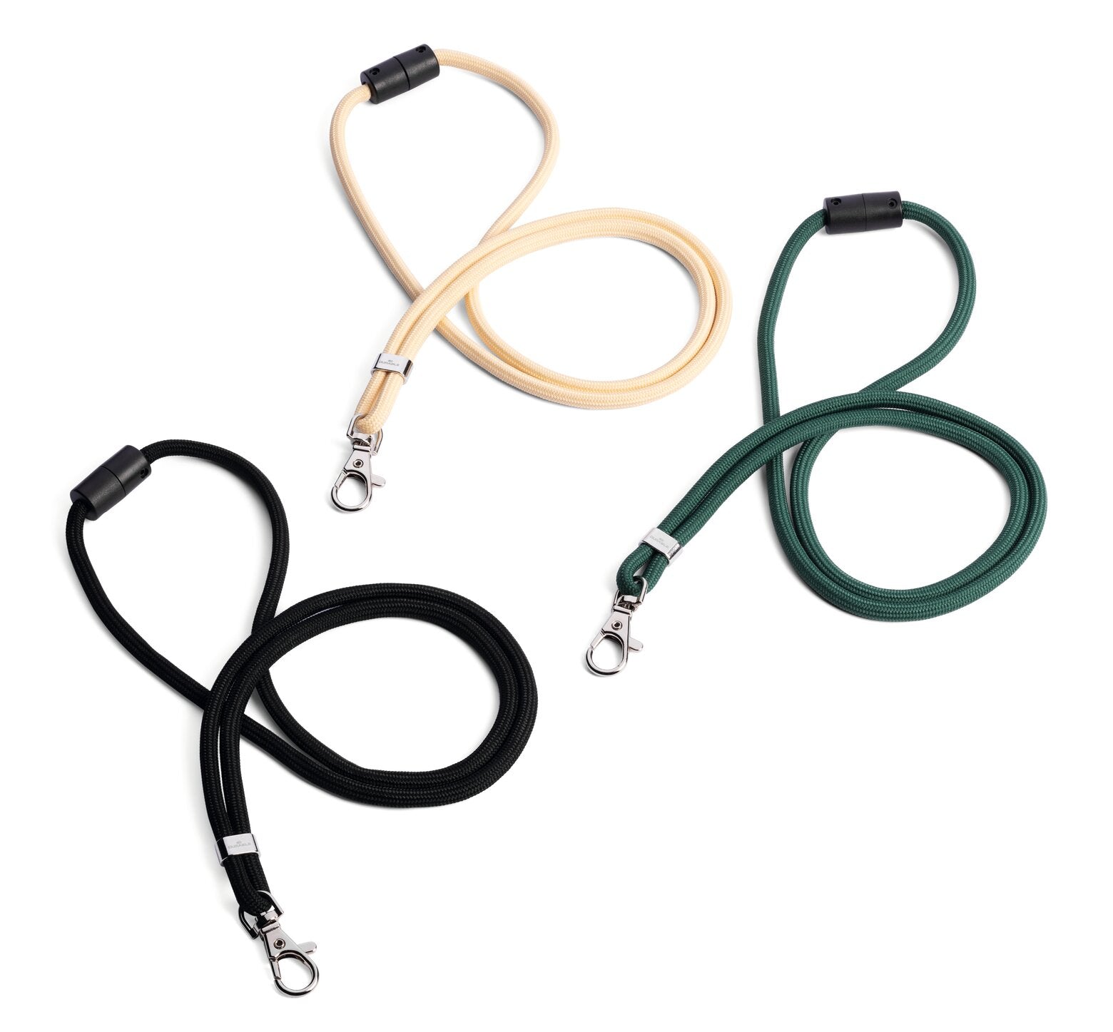 Durable Namensschild-Umhängeband – Schwarz, 6 mm, Bandlänge 46 cm