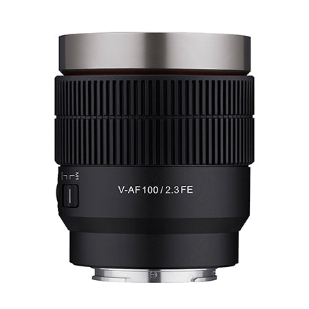 Samyang V-AF 100 mm T2.3 Objektiv – Sony E-Mount – Vollformat, Filter 58 mm, 280 g