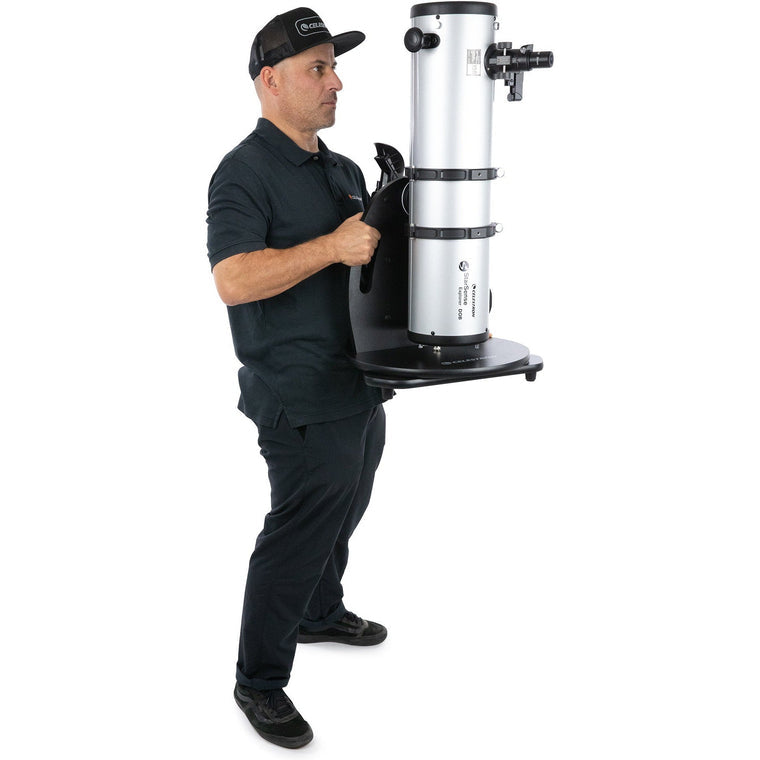 Celestron SSE 150mm Tabletop Dobson – Spiegelteleskop, 150 mm Öffnung, 750 mm Brennweite, f/5, Schwarz/Silber