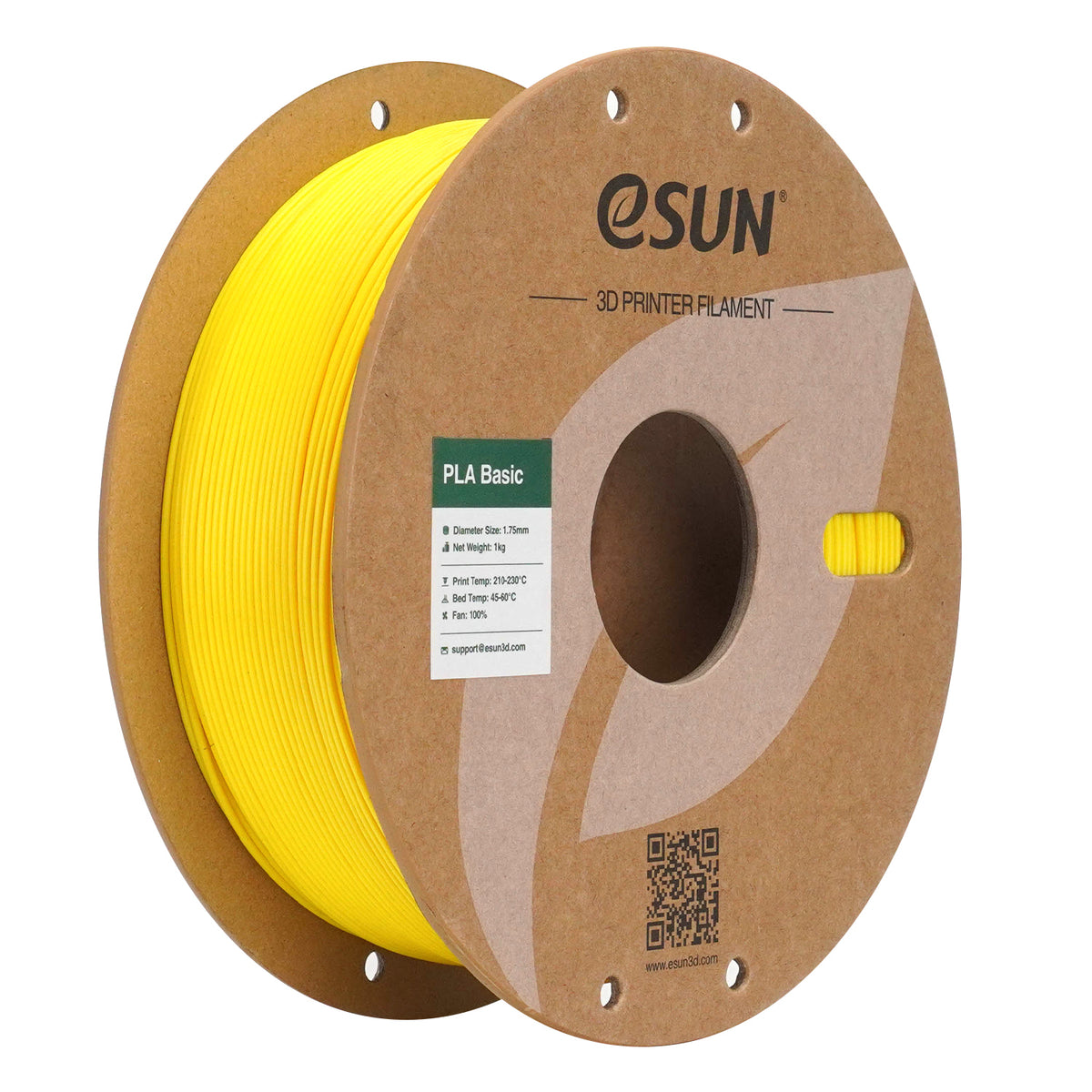 eSUN 3D-Drucker-Filament PLA 1,75 mm Gelb, 1 kg
