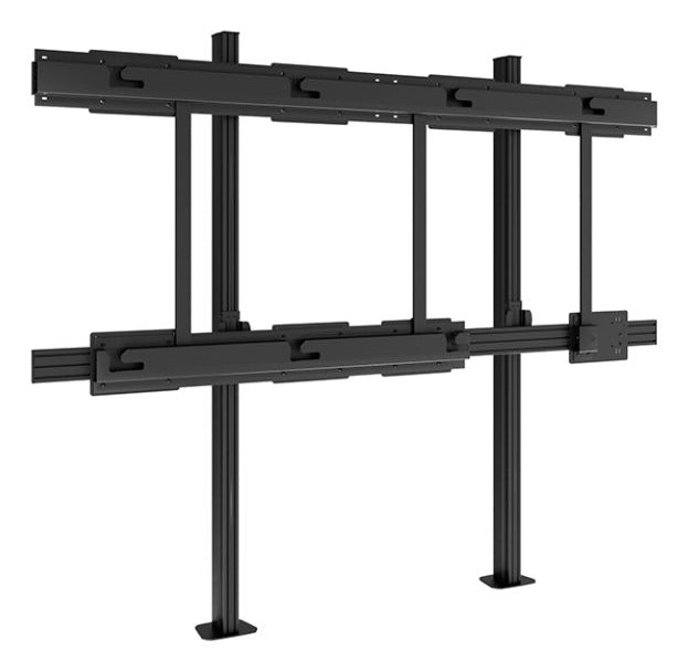Hagor LED-SBW – Wandhalterung, bis 136", höhenverstellbar, Querformat, für LG LAEC 136IN GN2, schwarz
