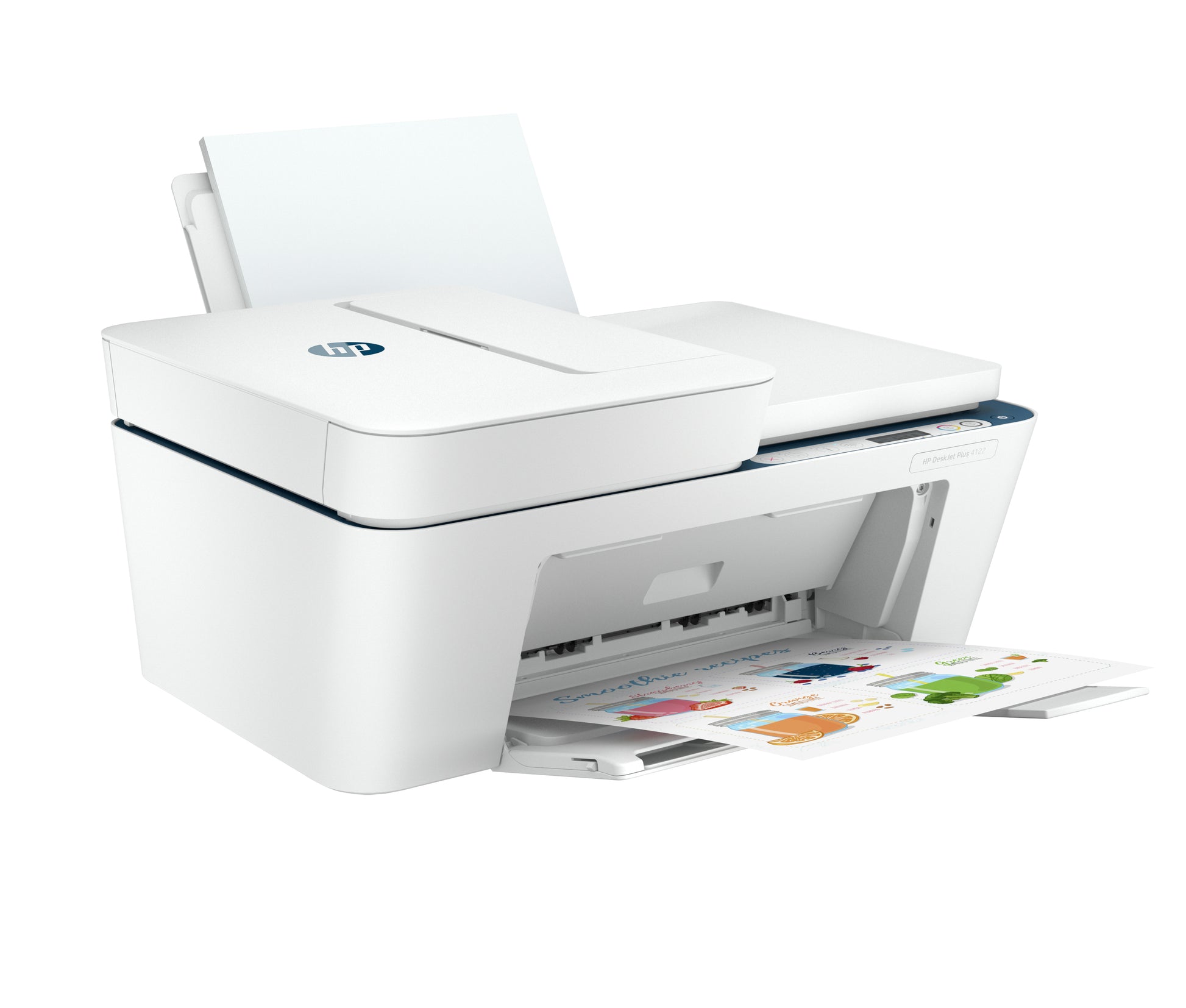 HP DeskJet Plus 4122 – Farbtintenstrahl-Multifunktionsdrucker, A4, 4-in-1, Duplex, ADF, WLAN, AirPrint, Mopria