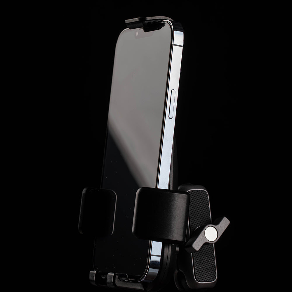 PGYTECH Auto-Halterung, Saugnapf, neigbar, drehbar – für Geräte 6,4–9,2 cm breit – Schwarz, Aluminium