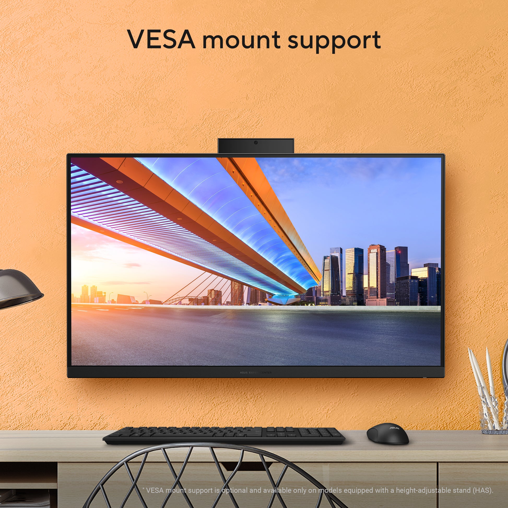ASUS ExpertCenter P600 All-in-One – 27,0" Full HD, AMD Ryzen AI 7 350, 16 GB RAM, 512 GB SSD, Windows 11 Pro