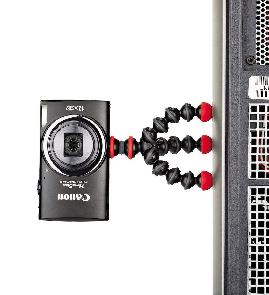 Joby GorillaPod Magnetic mini Mini-Stativ – bis 9,5 cm – Traglast 0,33 kg – 1/4" – Schwarz/Rot