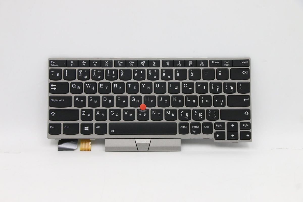 Lenovo Notebook-Ersatztastatur – Silber, Russisch – für ThinkPad L13 Yoga (20R5, 20R6)