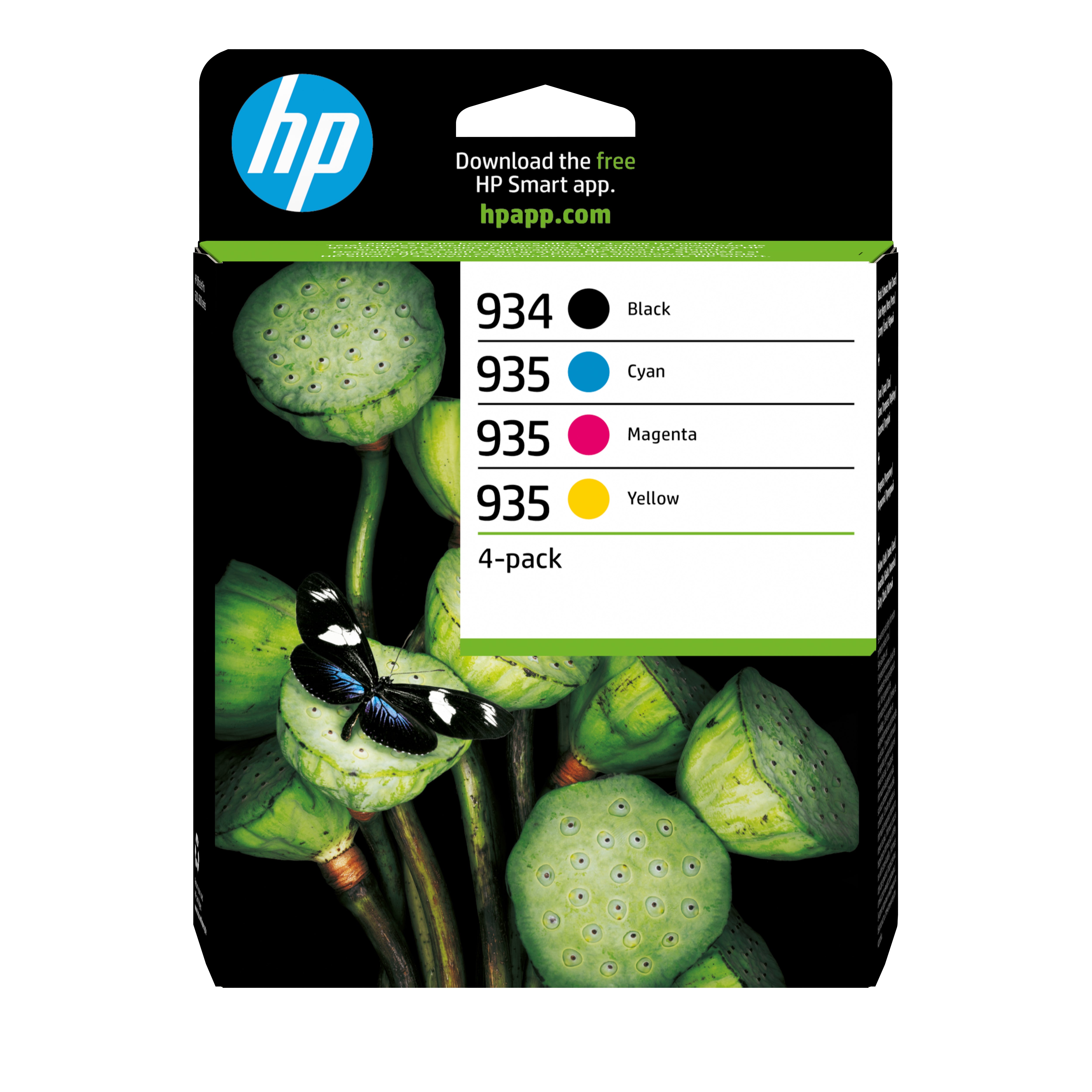 HP 934/935 Tintenpatronen-Multipack, Schwarz/Cyan/Magenta/Gelb (Original)