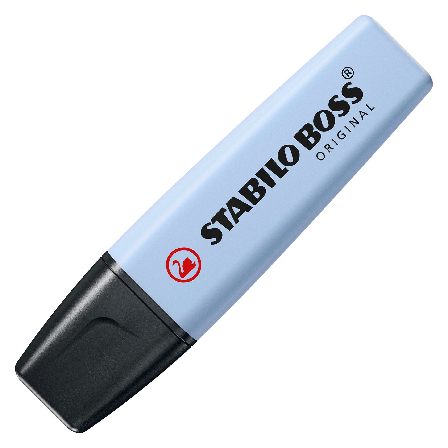 STABILO BOSS Original Textmarker Wolkenblau – Keilspitze, 2–5 mm